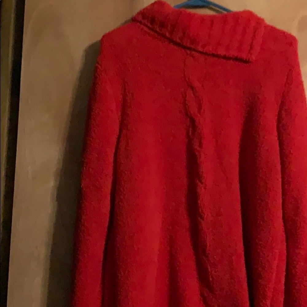 Ladies red sweater